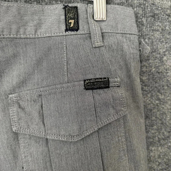 7 For All Mankind Shorts Mens 30 Grey Cargo Classic Fit Casual Preppy Summer - Picture 5 of 14
